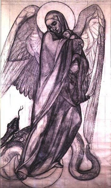 Die Jungfrau der Apokalypse, 1925 von Valentine Reyre